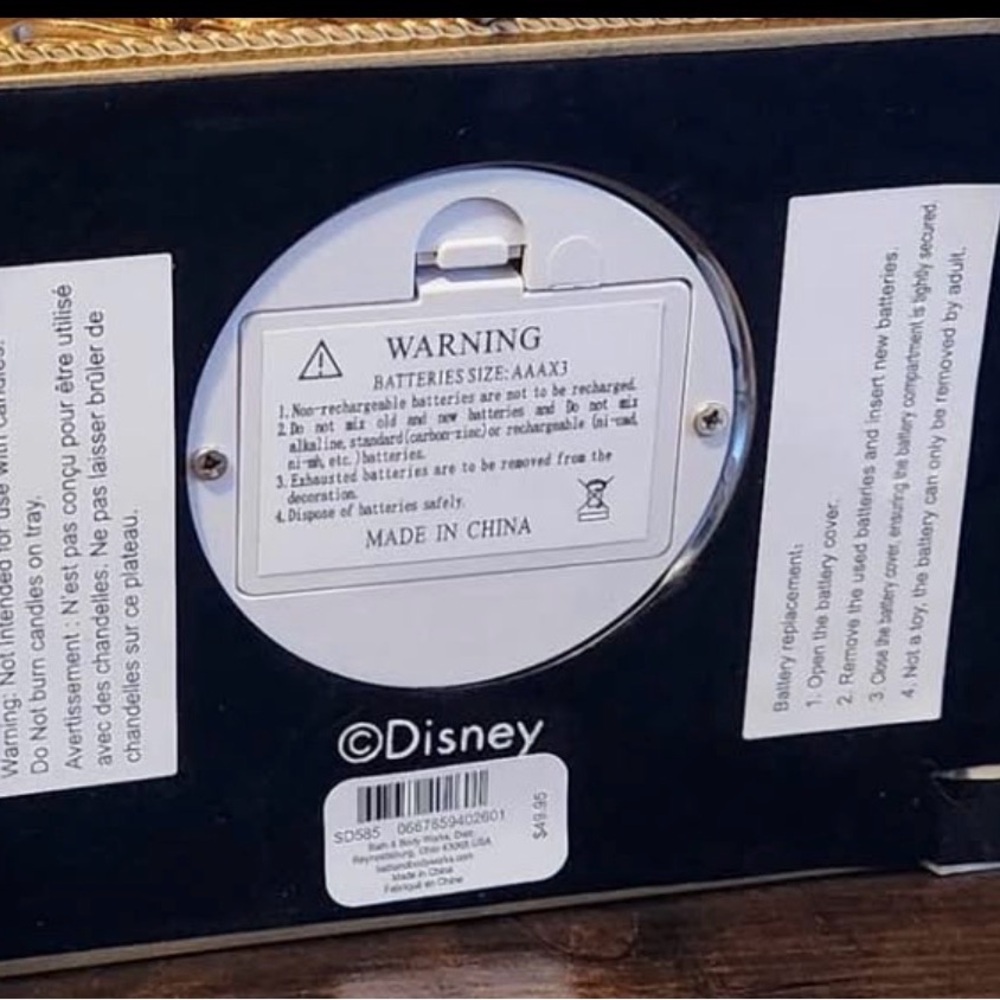 Disney Villains Evil Queen Magic Mirror Vanity Tray Gold (Bath & Body Works) - Picture 8 of 9